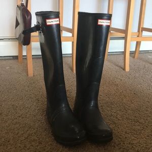 Hunter Boots - Black - Tall Boot